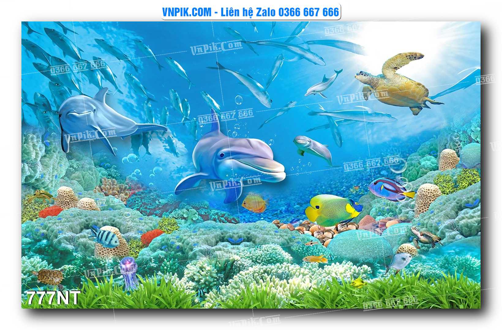 Tranh Trang Trí Phong Cảnh Nghệ Thuật Mã Số 777NT