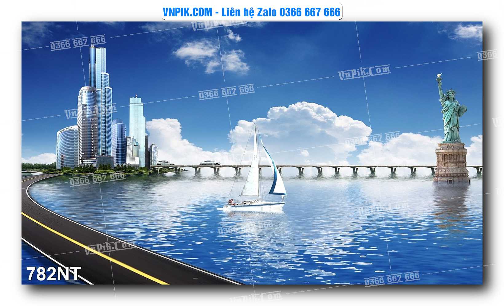 Tranh Trang Trí Phong Cảnh Nghệ Thuật Mã Số 782NT