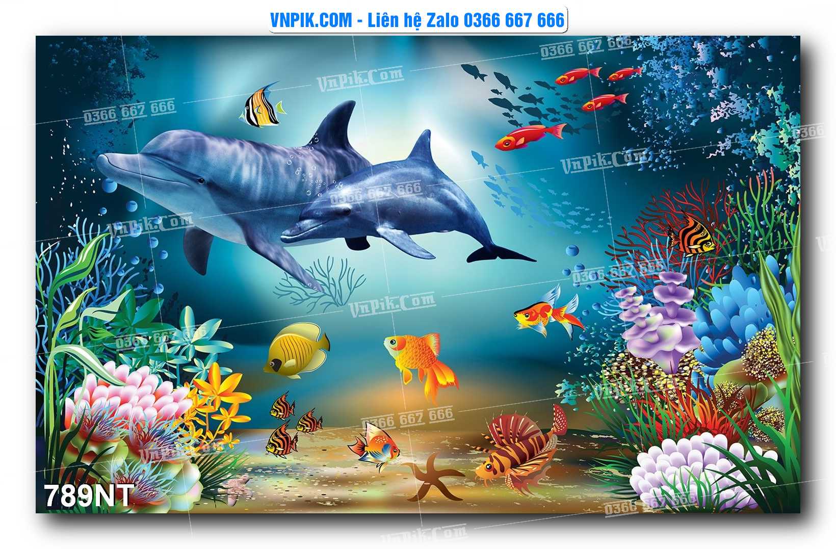 Tranh Trang Trí Phong Cảnh Nghệ Thuật Mã Số 789NT