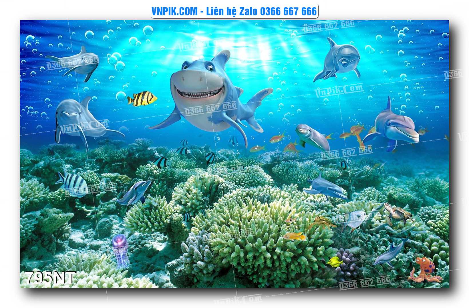 Tranh Trang Trí Phong Cảnh Nghệ Thuật Mã Số 795NT