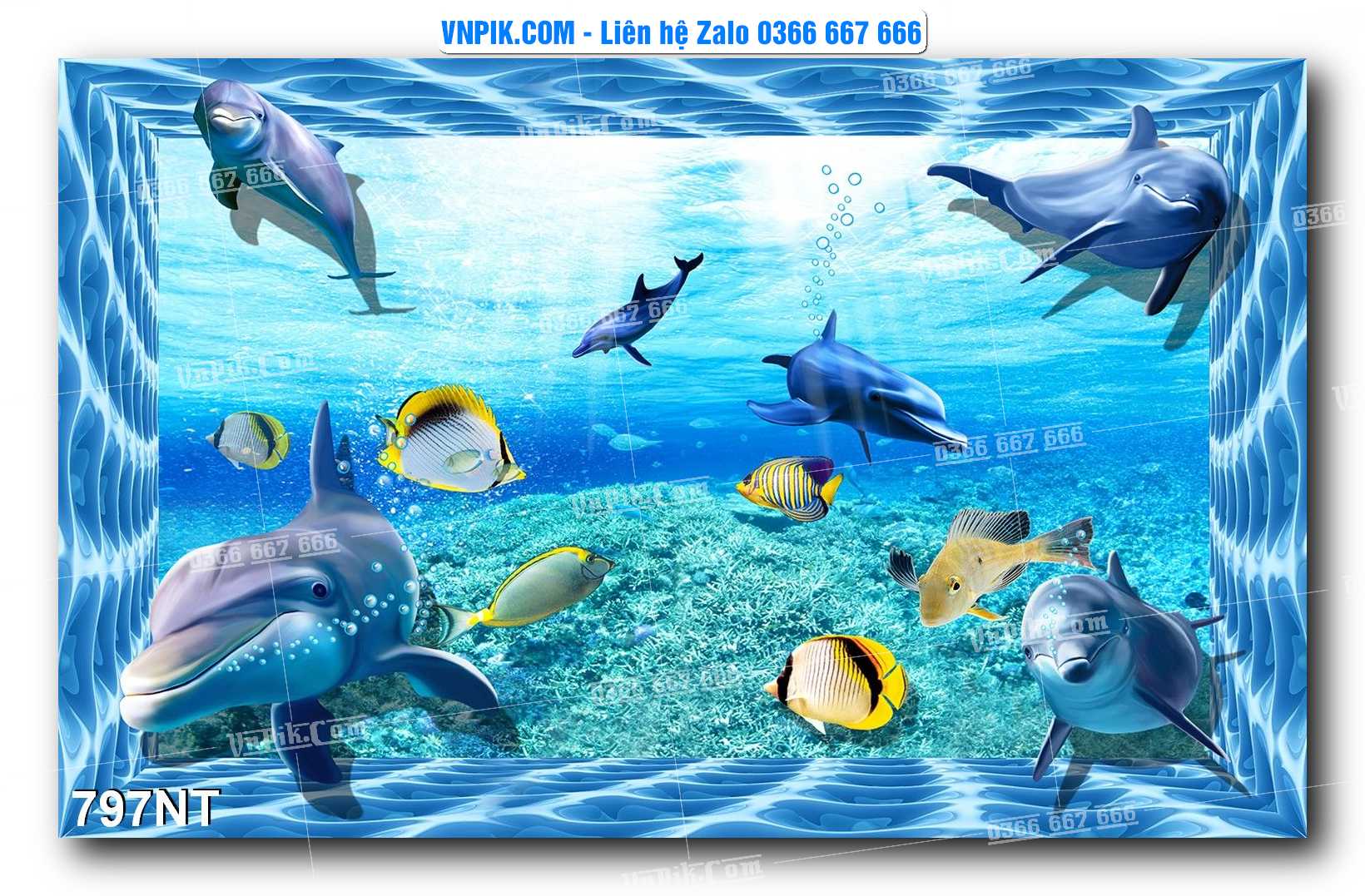 Tranh Trang Trí Phong Cảnh Nghệ Thuật Mã Số 797NT