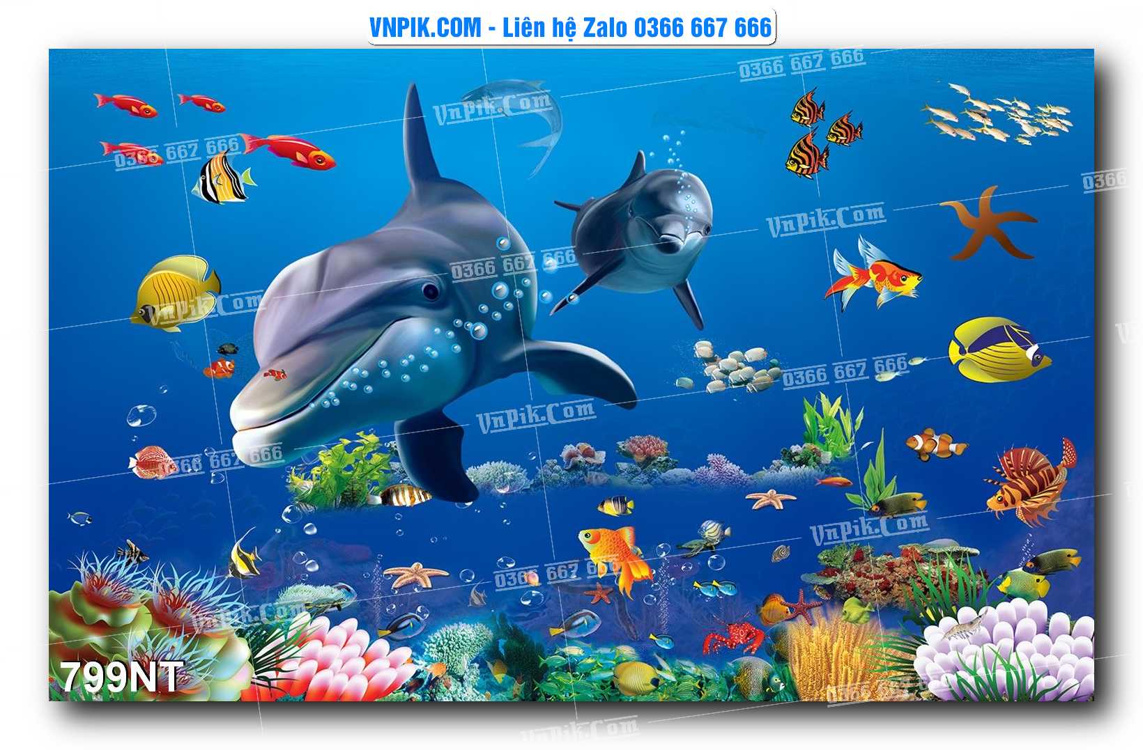Tranh Trang Trí Phong Cảnh Nghệ Thuật Mã Số 799NT