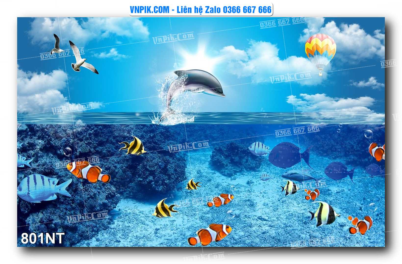 Tranh Trang Trí Phong Cảnh Nghệ Thuật Mã Số 801NT
