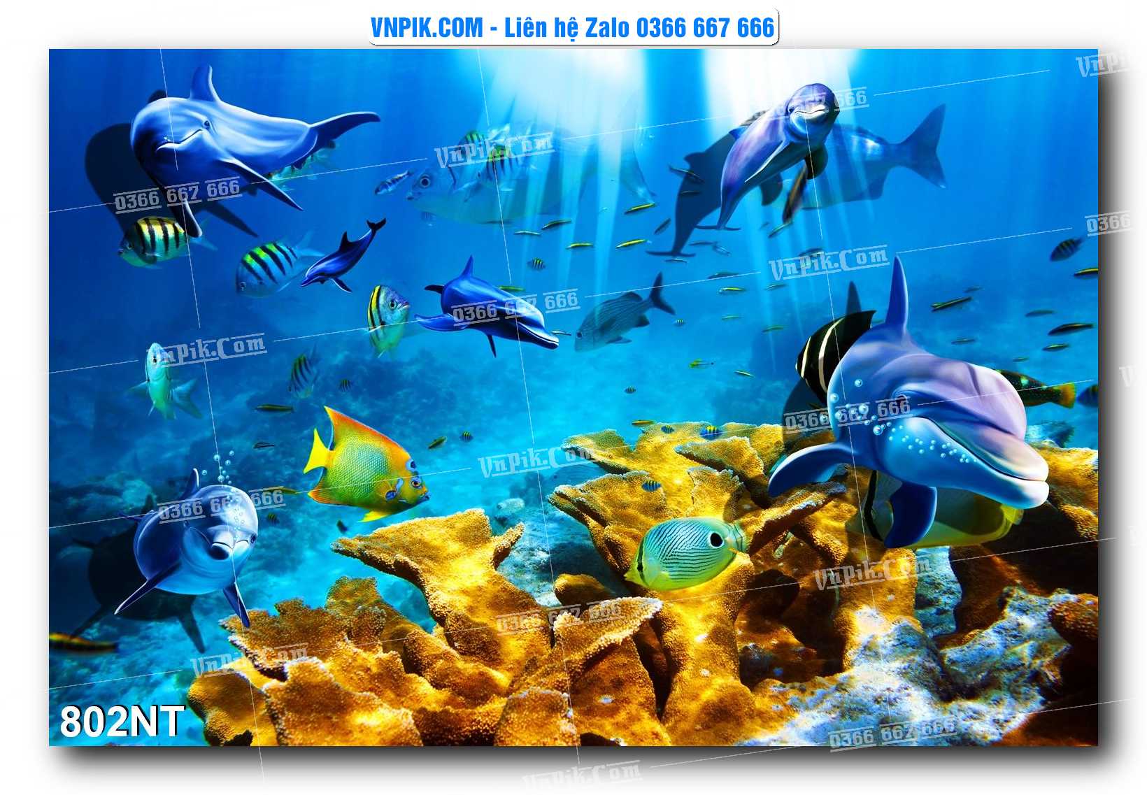 Tranh Trang Trí Phong Cảnh Nghệ Thuật Mã Số 802NT