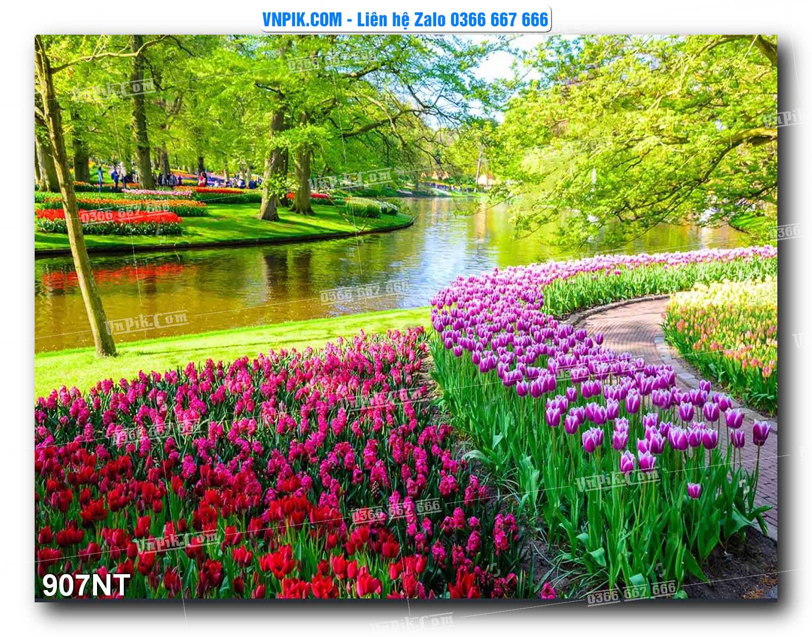 Tranh Trang Trí Phong Cảnh Nghệ Thuật Mã Số 907NT