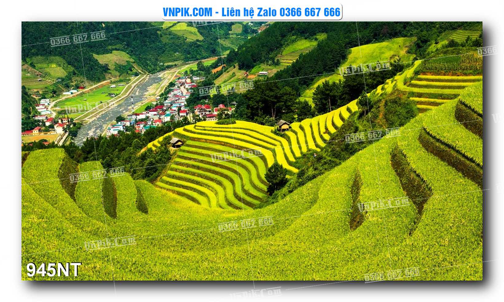 Tranh Trang Trí Phong Cảnh Nghệ Thuật Mã Số 945NT