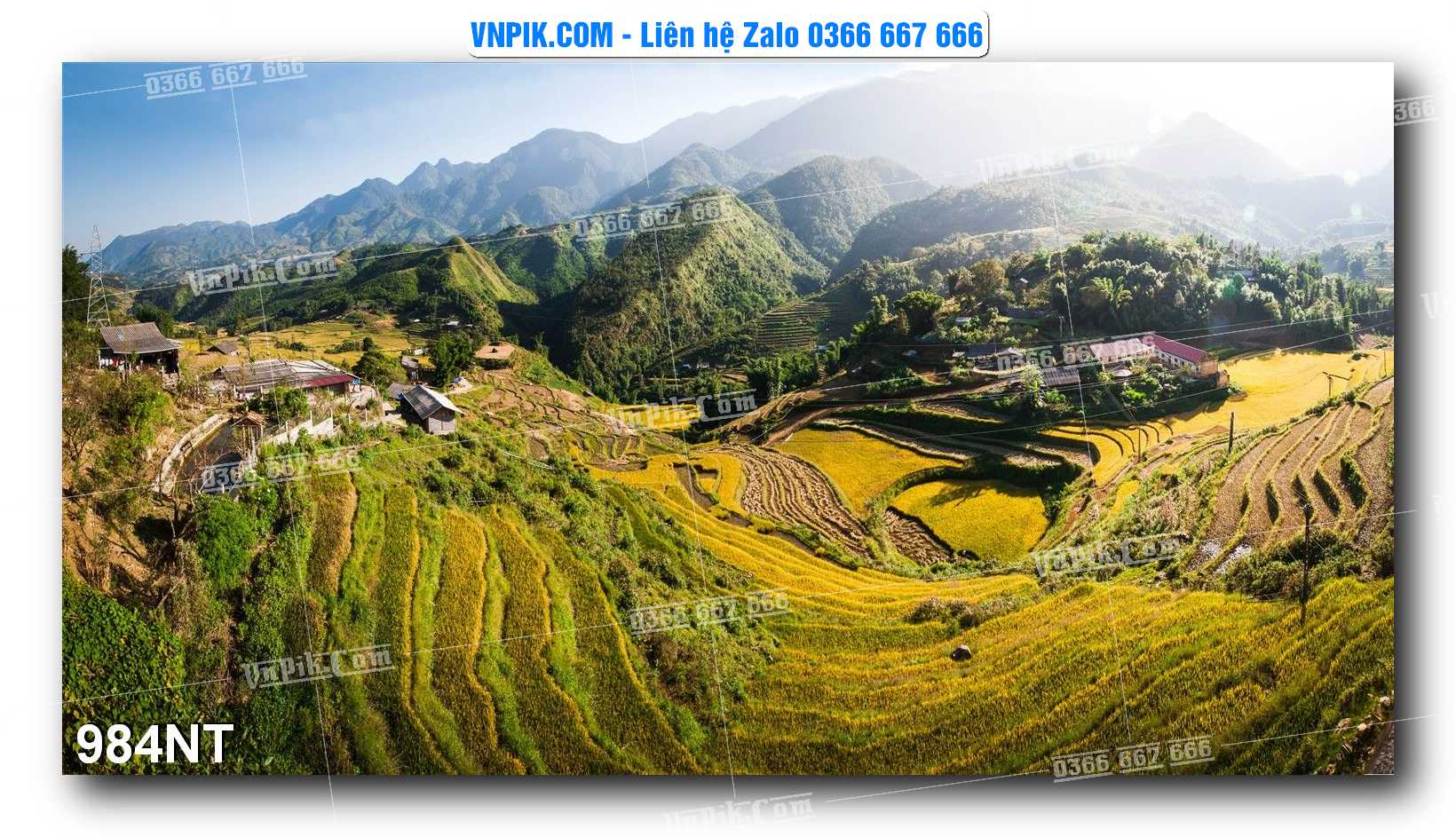 Tranh Trang Trí Phong Cảnh Nghệ Thuật Mã Số 984NT