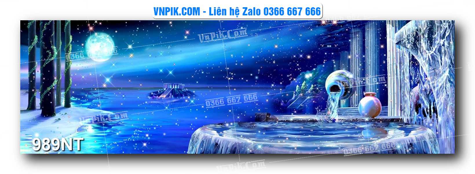 Tranh Trang Trí Phong Cảnh Nghệ Thuật Mã Số 989NT