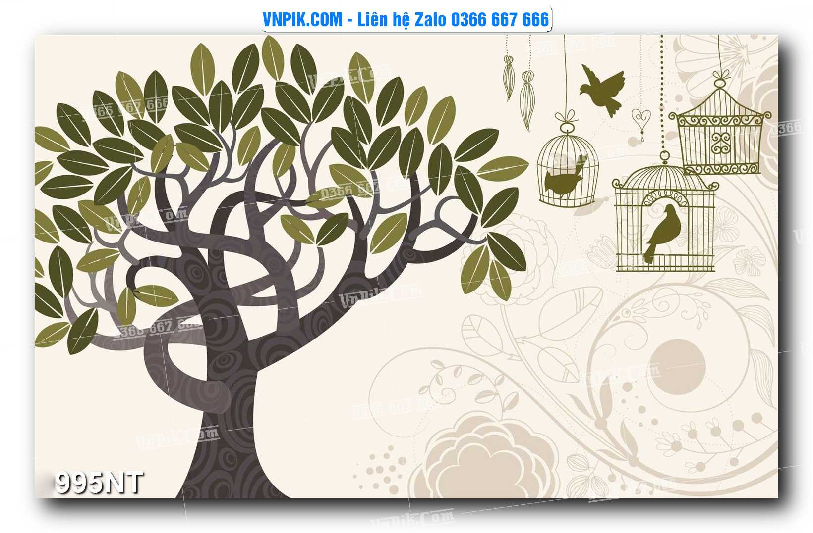 Tranh Trang Trí Phong Cảnh Nghệ Thuật Mã Số 995NT