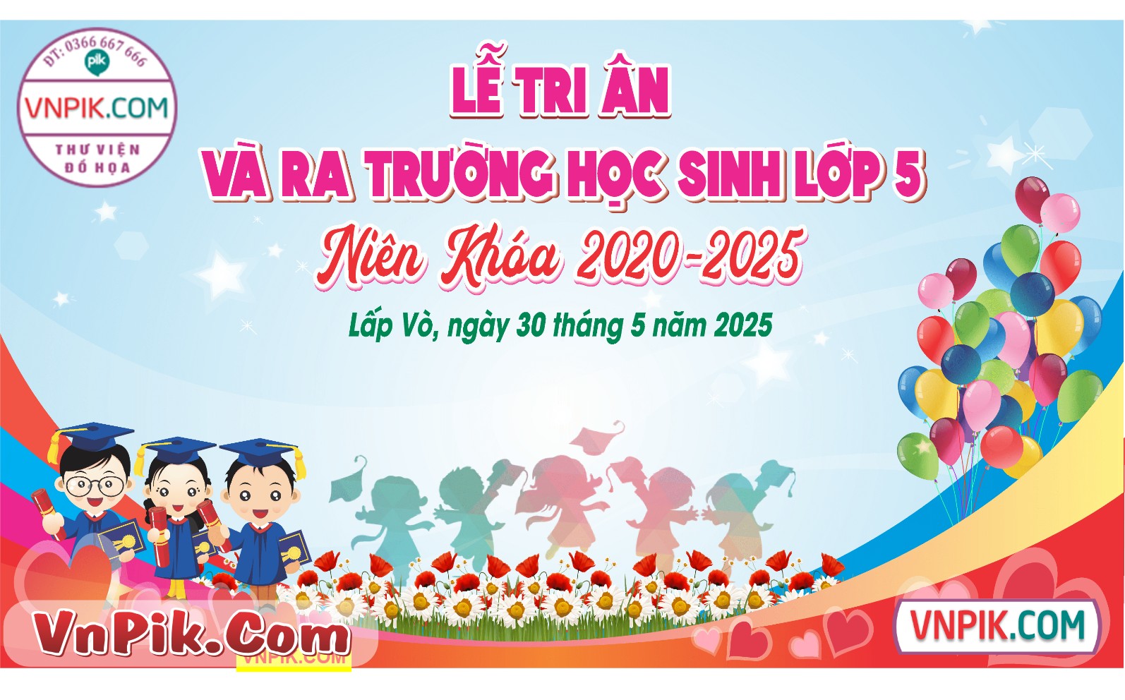 Lễ tri ân và ra trường học sinh lớp 5 niên khoá 2020 – 2025