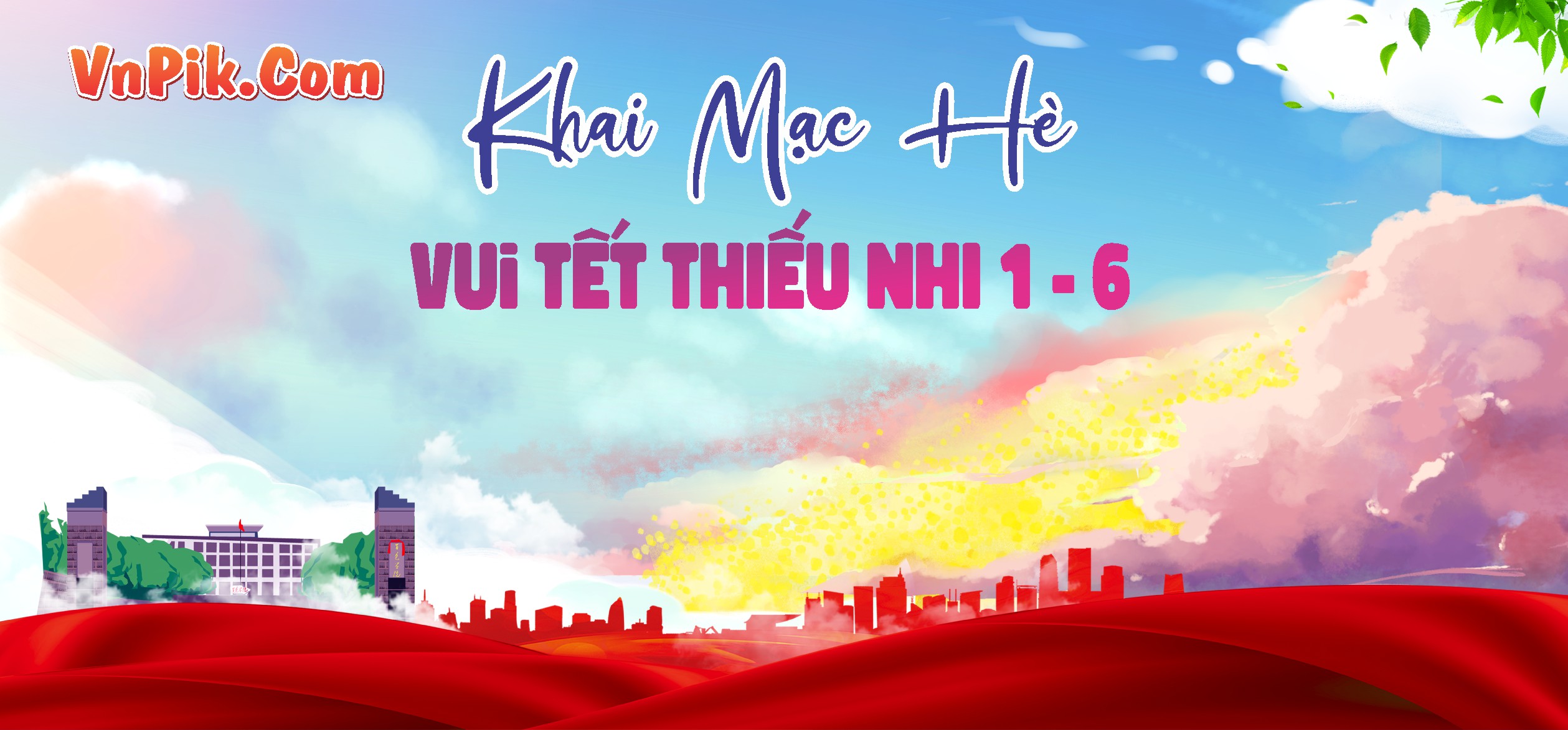 Khai mạc hè, vui tết thiếu nhi 1 tháng 6 mẫu 4677391 #2