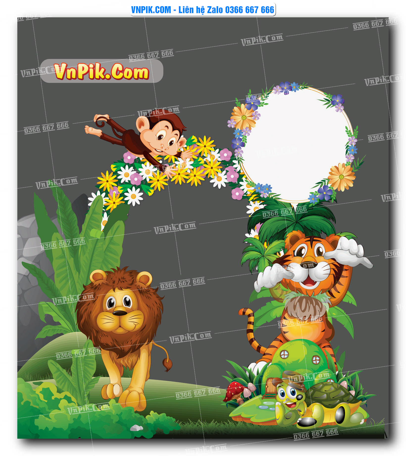 Mẫu cổng khu vui chơi khu phát triển vận động của bé # 02