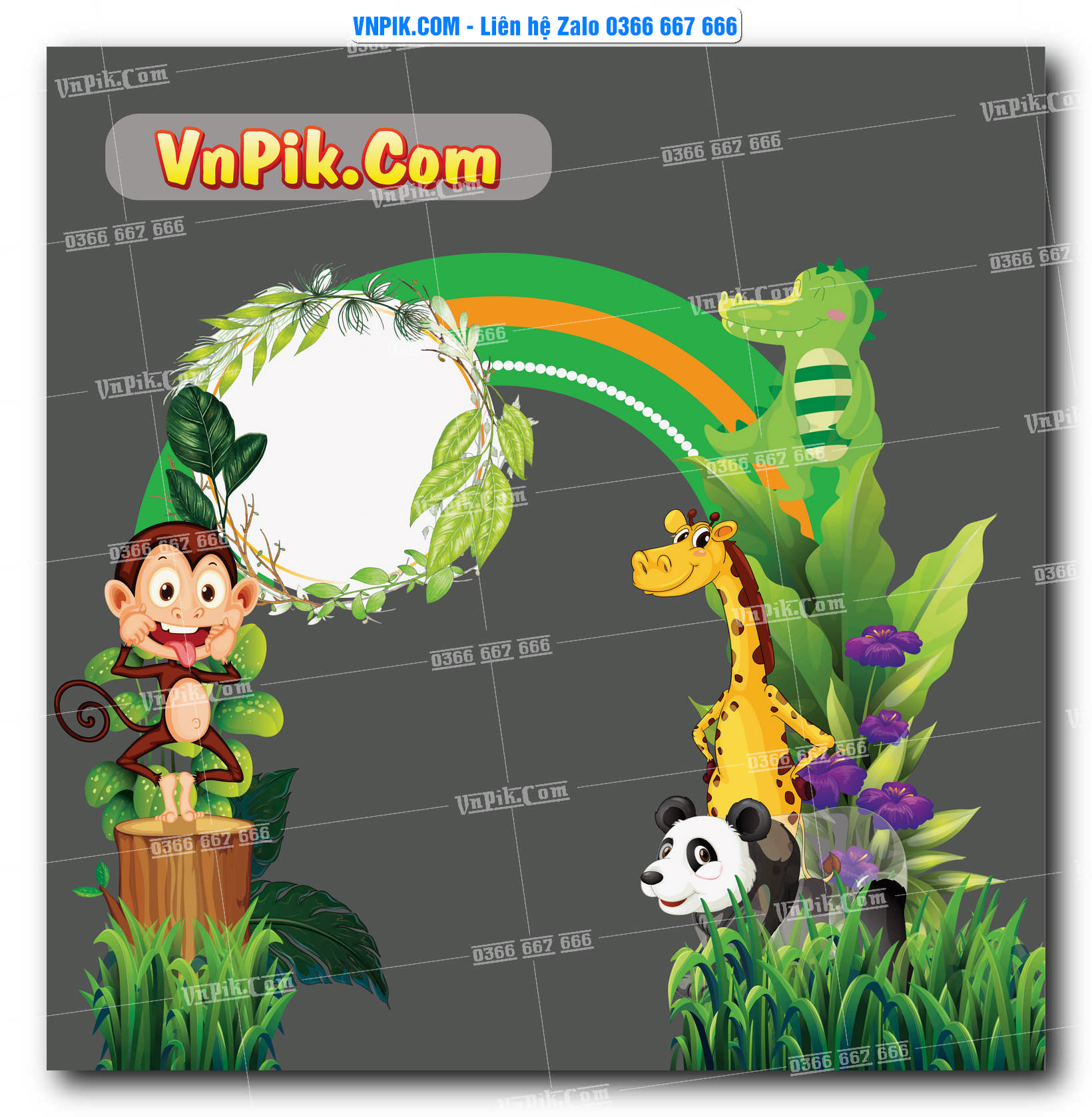 Mẫu cổng khu vui chơi khu phát triển vận động của bé # 04