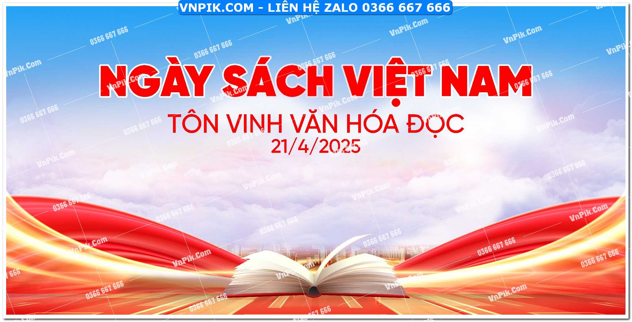 Phông Nền Ngày Hội Đọc Sách File Vector Corel X7 Đẹp Mẫu 18
