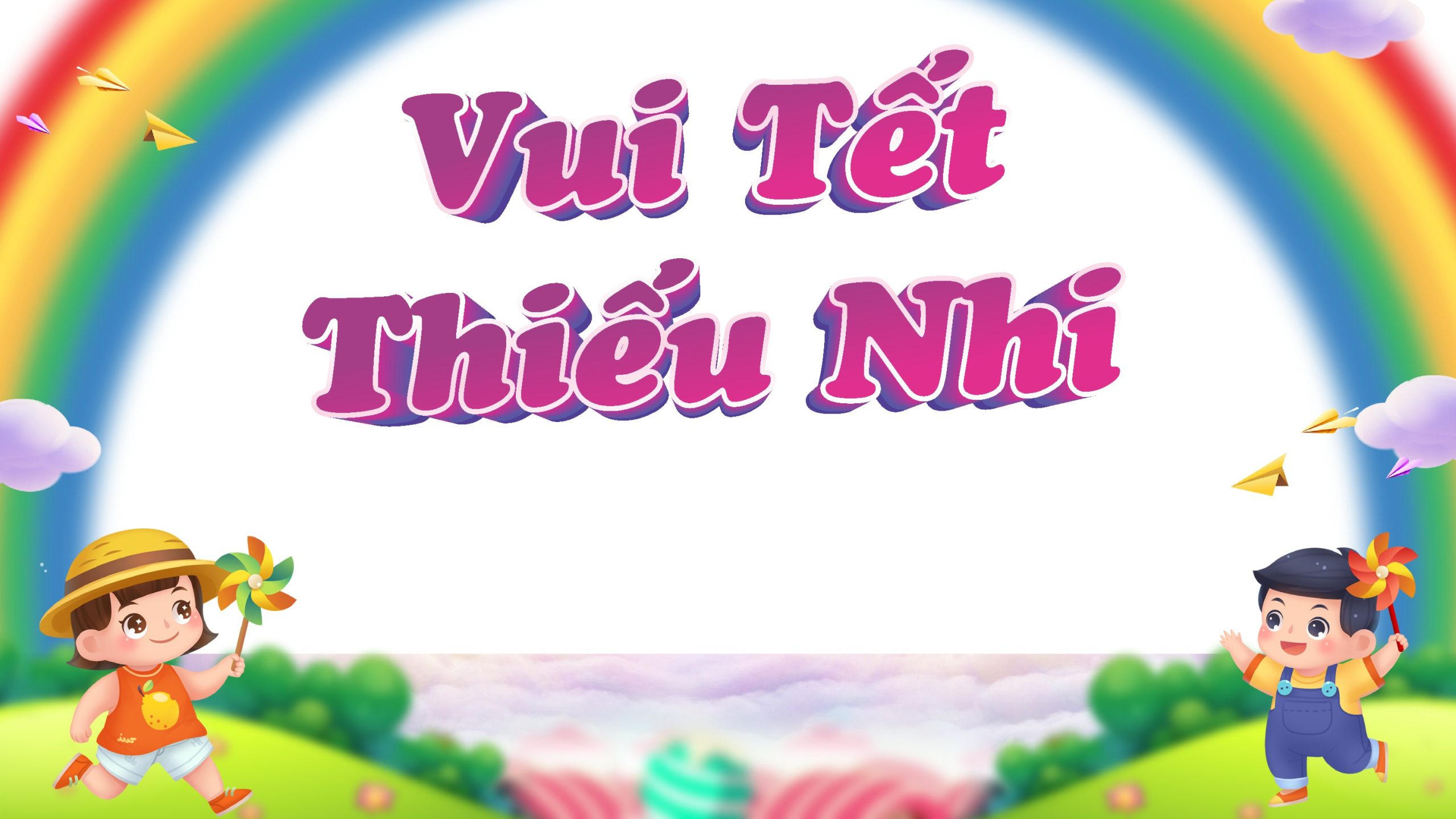 Phông nền sân khấu ngày quốc tế thiếu nhi 1 tháng 6 file vector 36