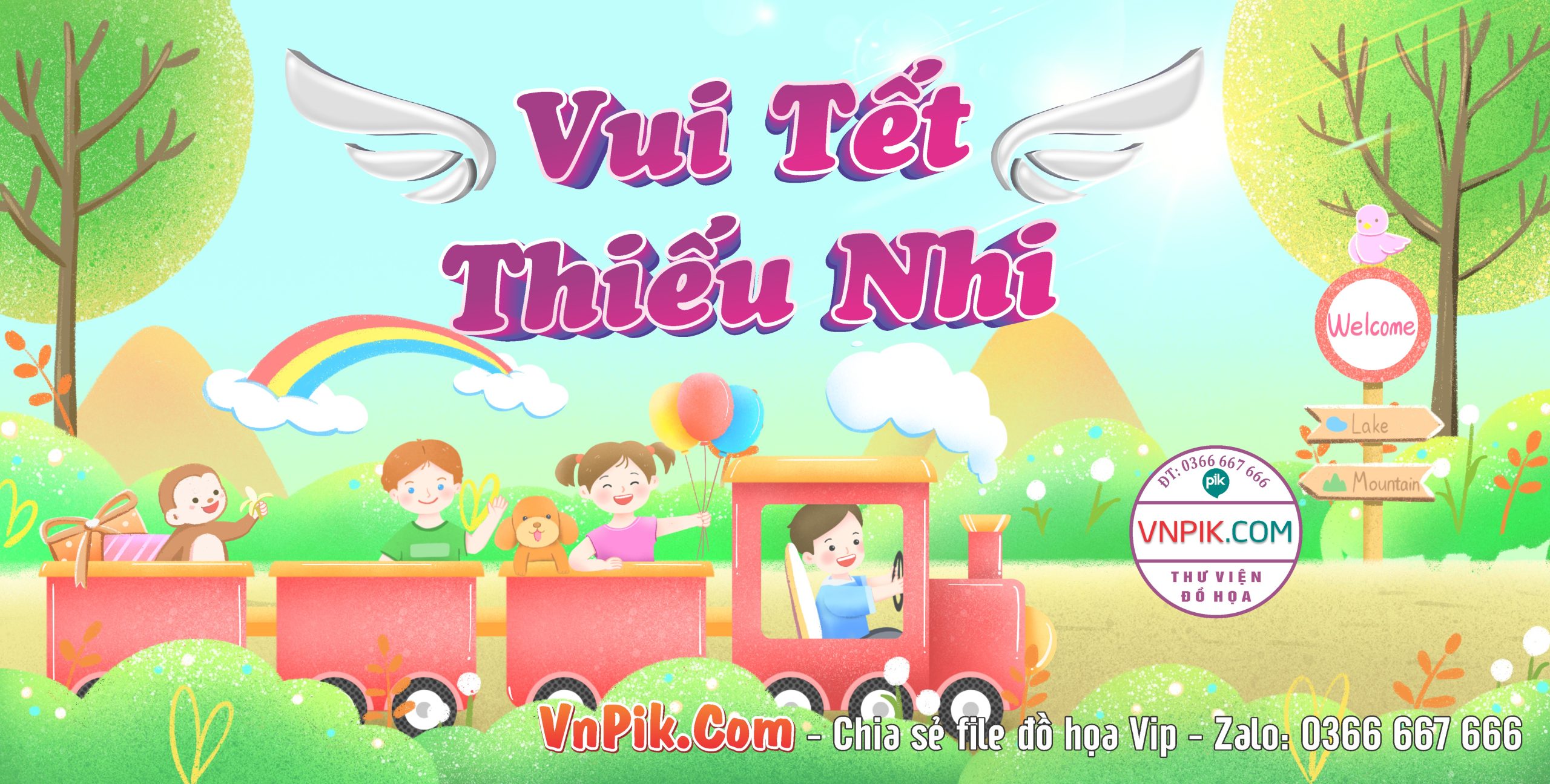 Phông nền sân khấu ngày quốc tế thiếu nhi 1 tháng 6 file vector 37