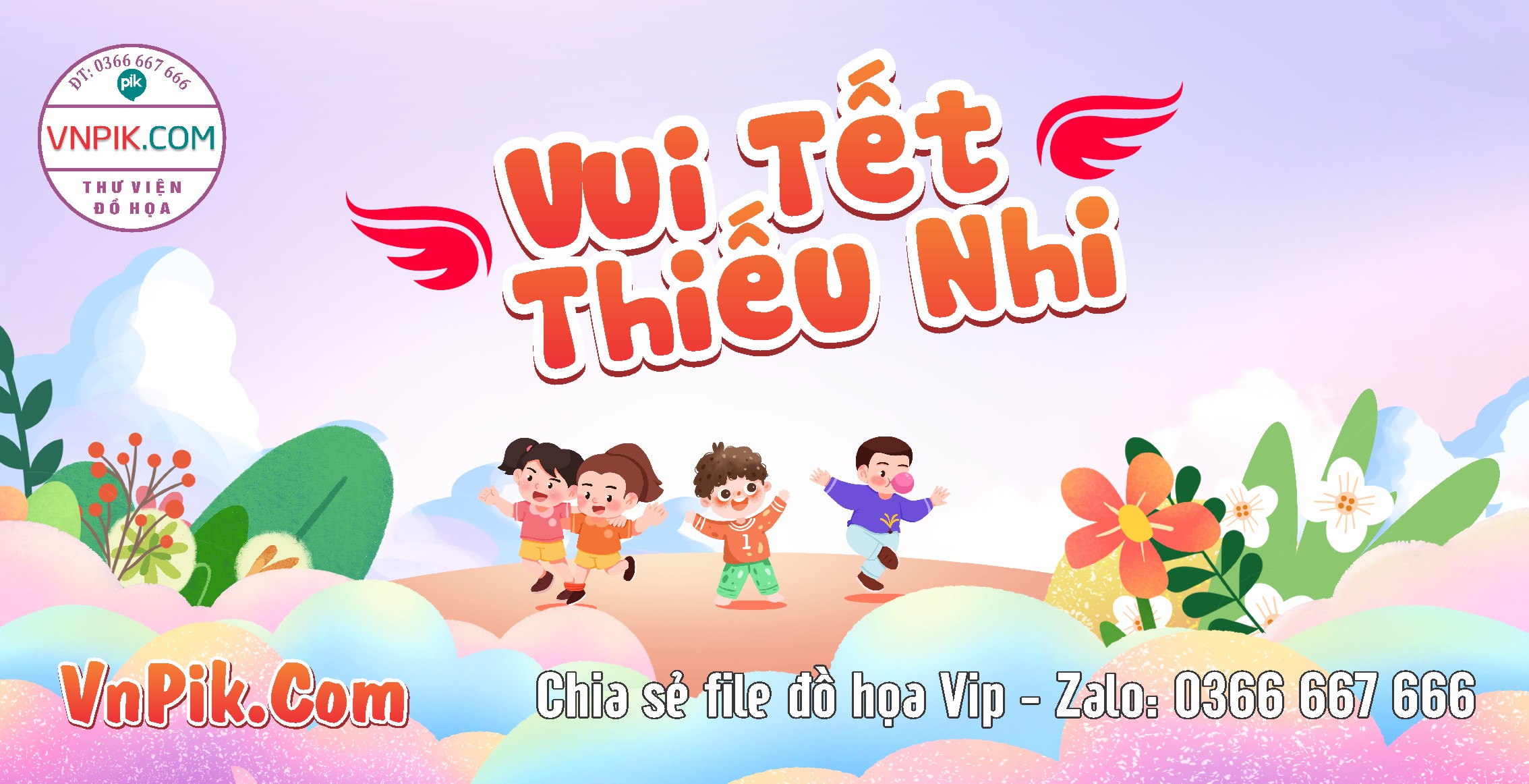 Phông nền vui tết thiếu nhi ngày 1 tháng 6 file vector  4888339