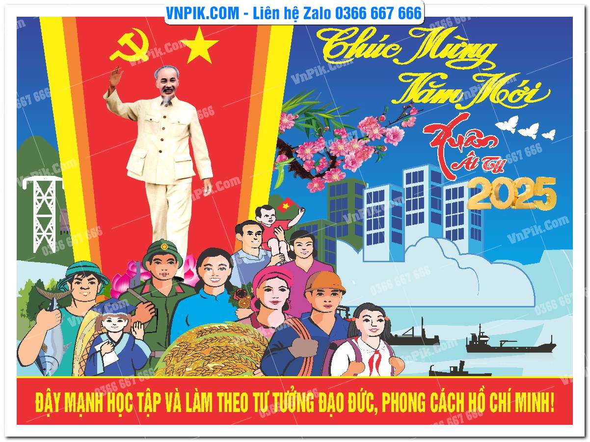 Mẫu Maket Pano Tuyên Truyền Đại Hội Đảng File Vector 33