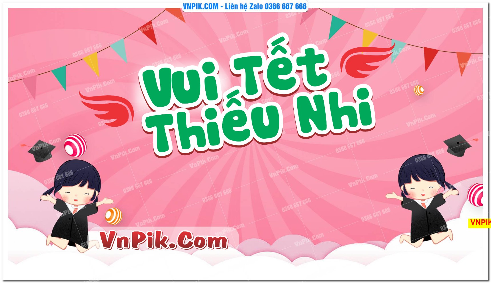 Phông Nền Lễ Tổng Kết Năm Học Trường Mầm Non File PSD 56