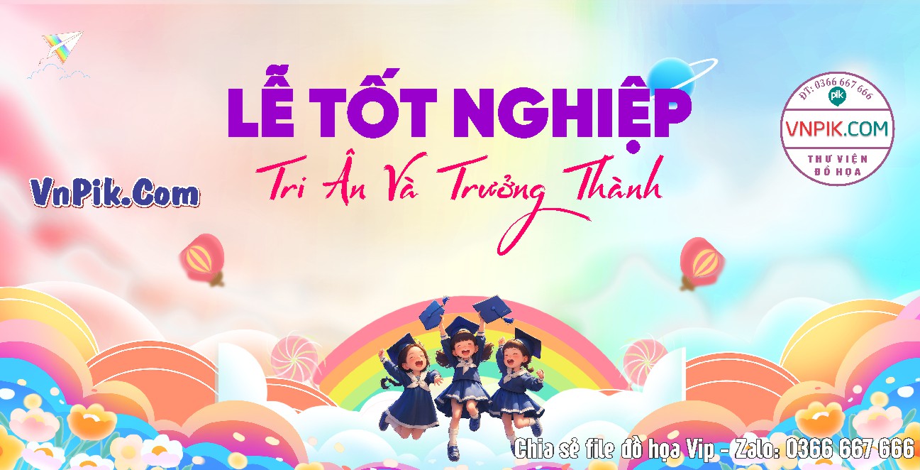 Phông Nền Lễ Tổng Kết Năm Học Trường Mầm Non Vector 27
