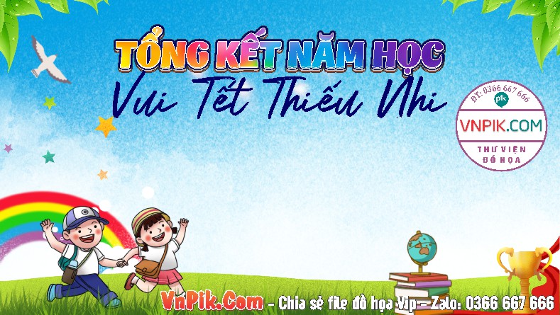 Phông Nền Lễ Tổng Kết Năm Học Trường Mầm Non Vector 42