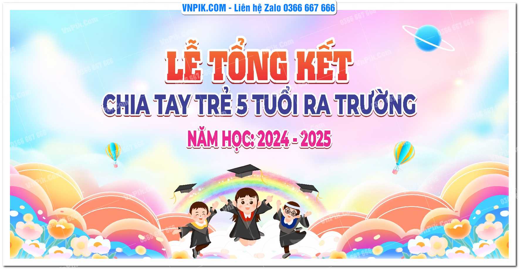 Phông Nền Tổng Kết Năm Học 14