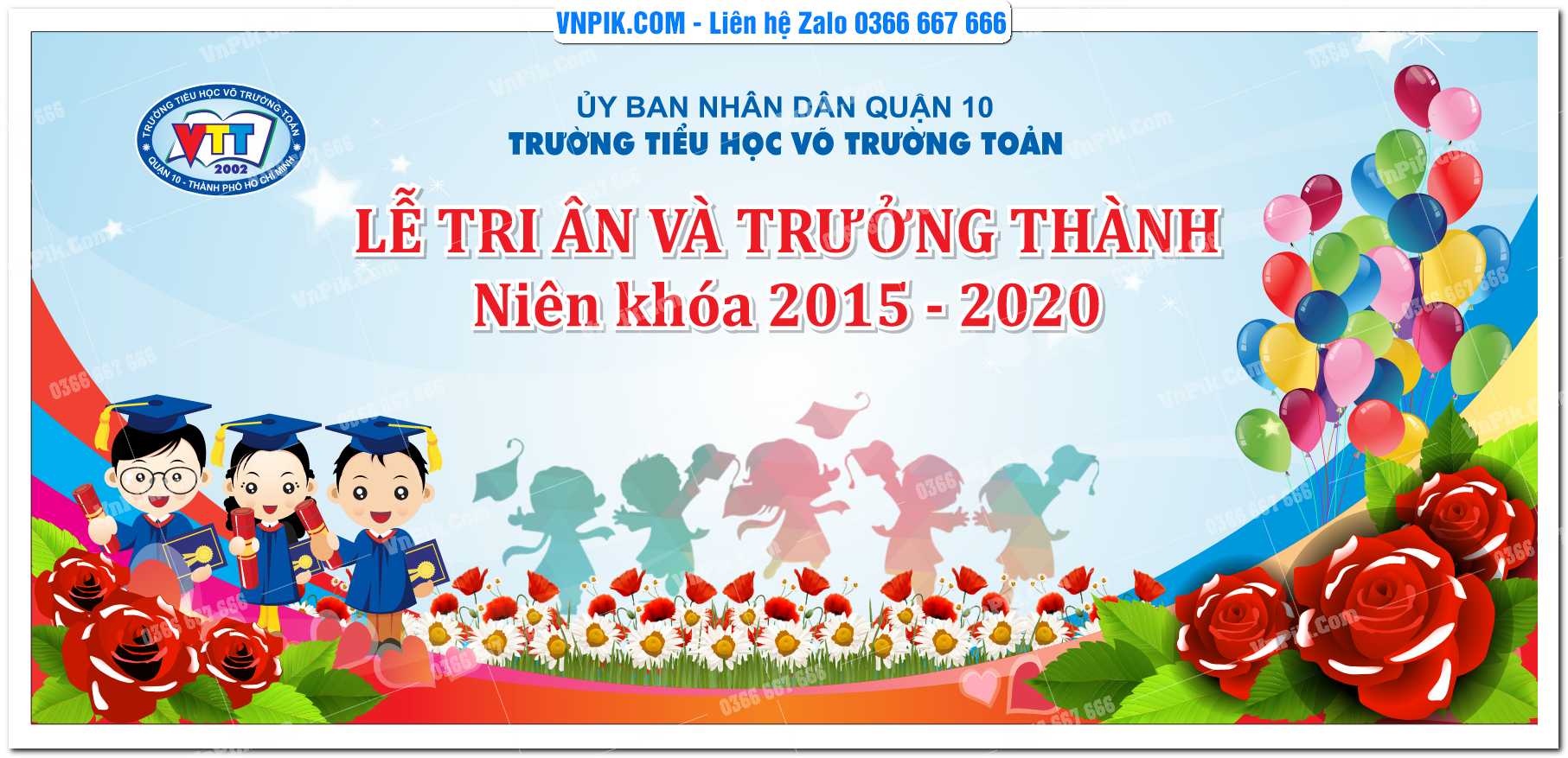 Phông Nền Tổng Kết Năm Học 15