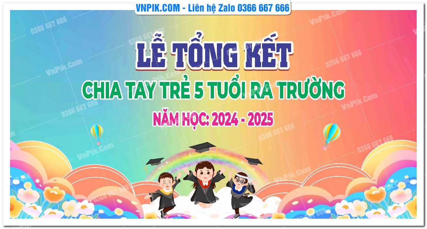 Phông Nền Tổng Kết Năm Học 16