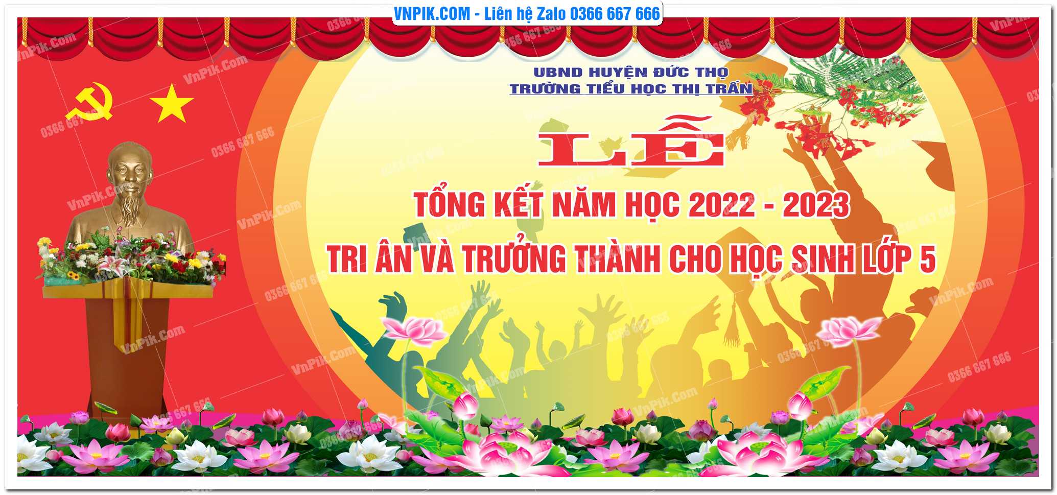 Phông Nền Tổng Kết Năm Học 07