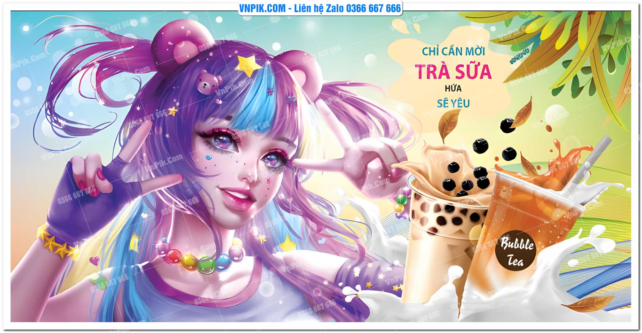 Tranh Trang Trí Quán Cà Phê Mẫu 11