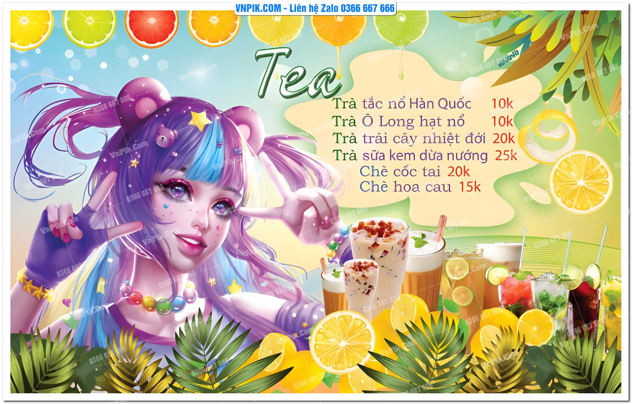Tranh Trang Trí Quán Cà Phê Mẫu 15