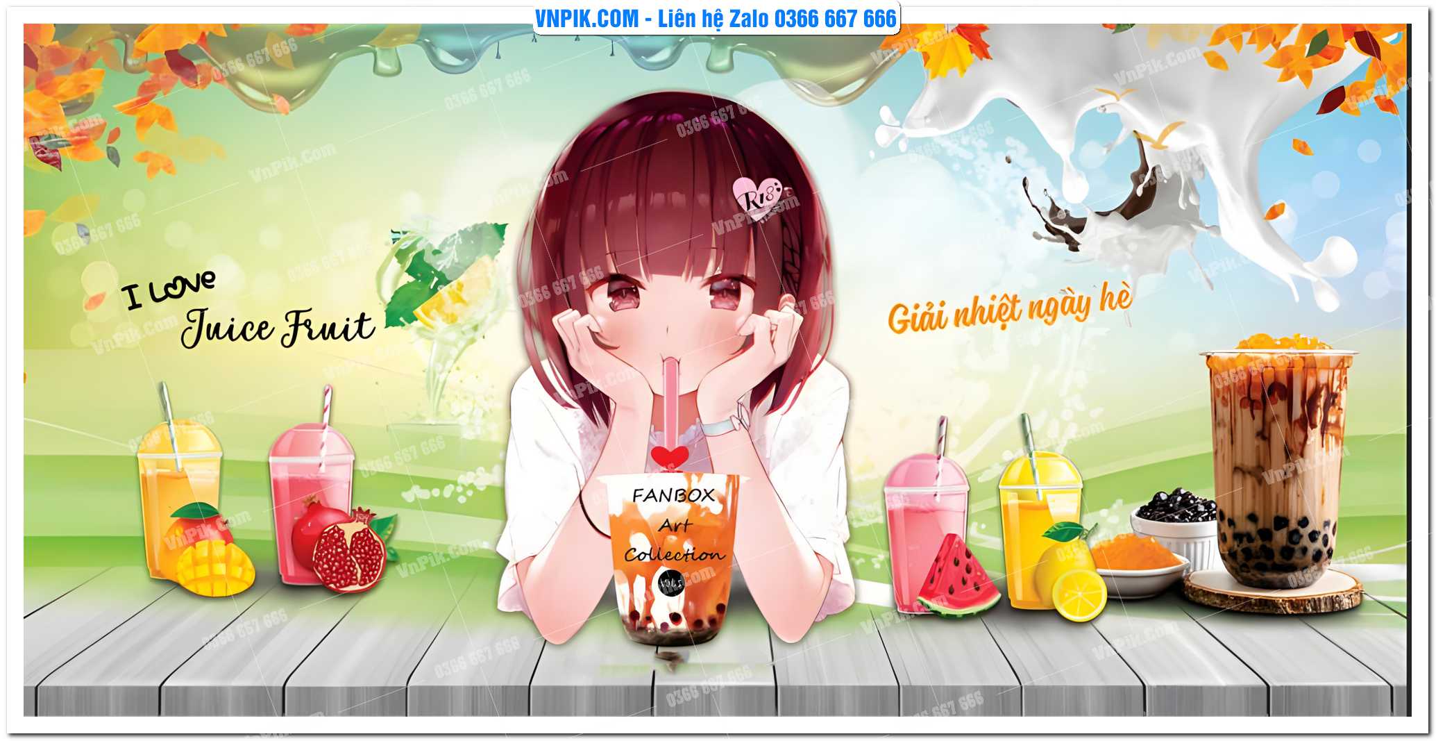 Tranh Trang Trí Quán Cà Phê Mẫu 16
