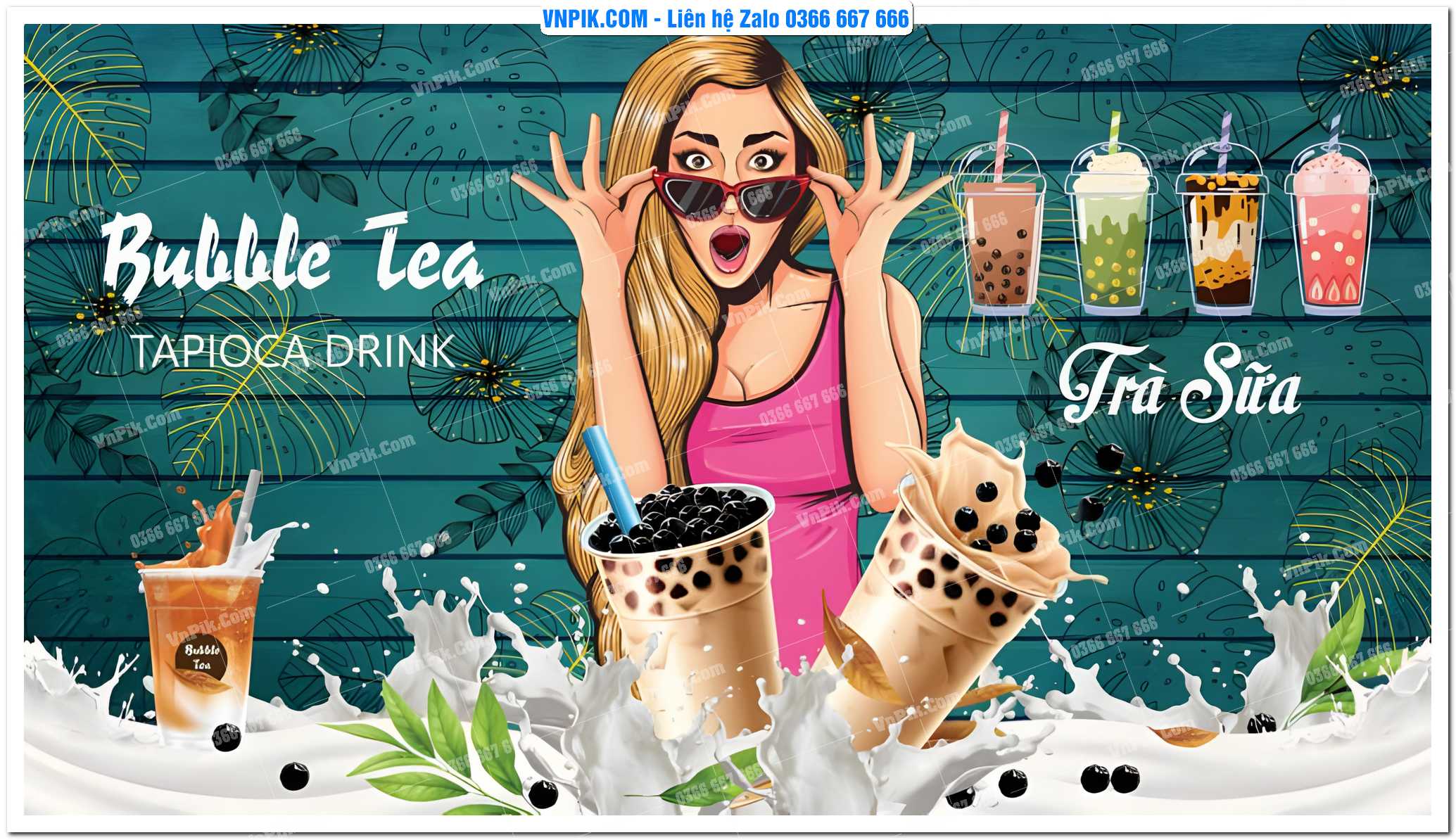 Tranh Trang Trí Quán Cà Phê Mẫu 31