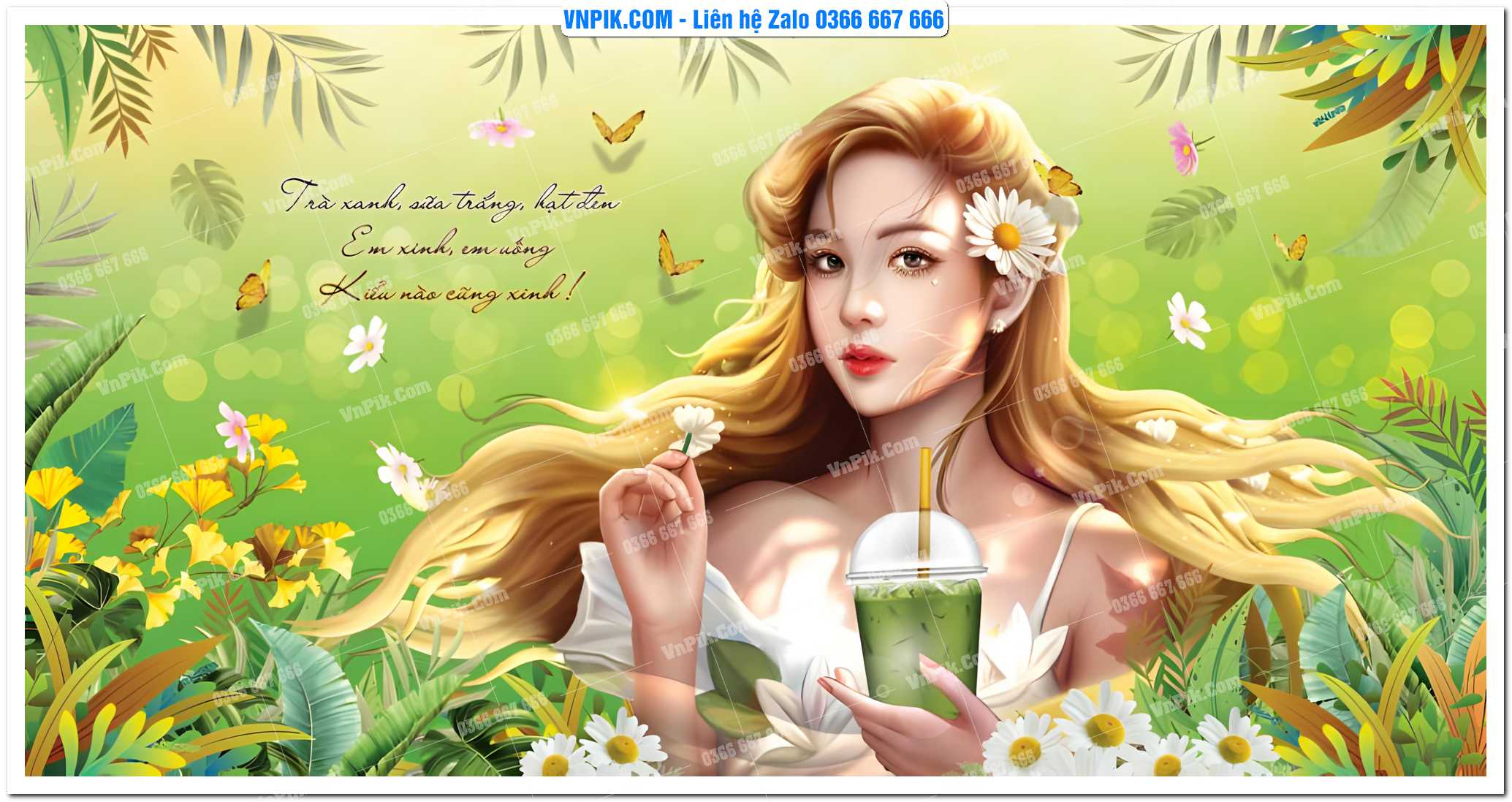 Tranh Trang Trí Quán Cà Phê Mẫu 09