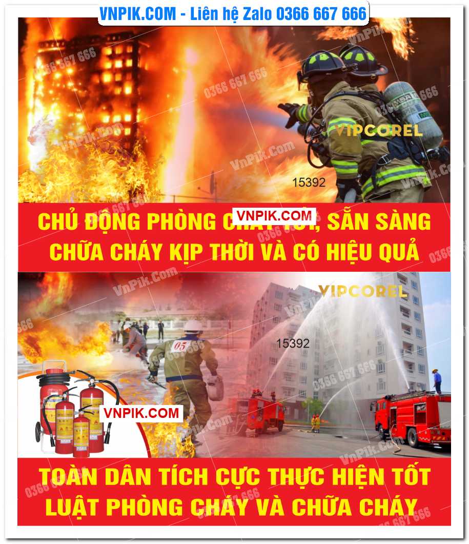 Pano tuyên truyền phòng cháy chữa cháy 2025 #3