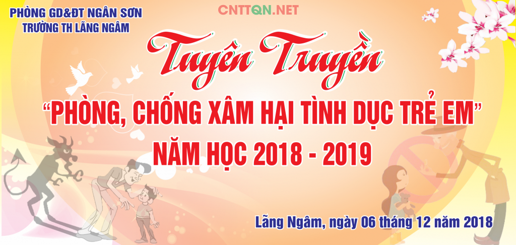 Tuyên truyền “phòng chống xâm hại tình dục trẻ em”