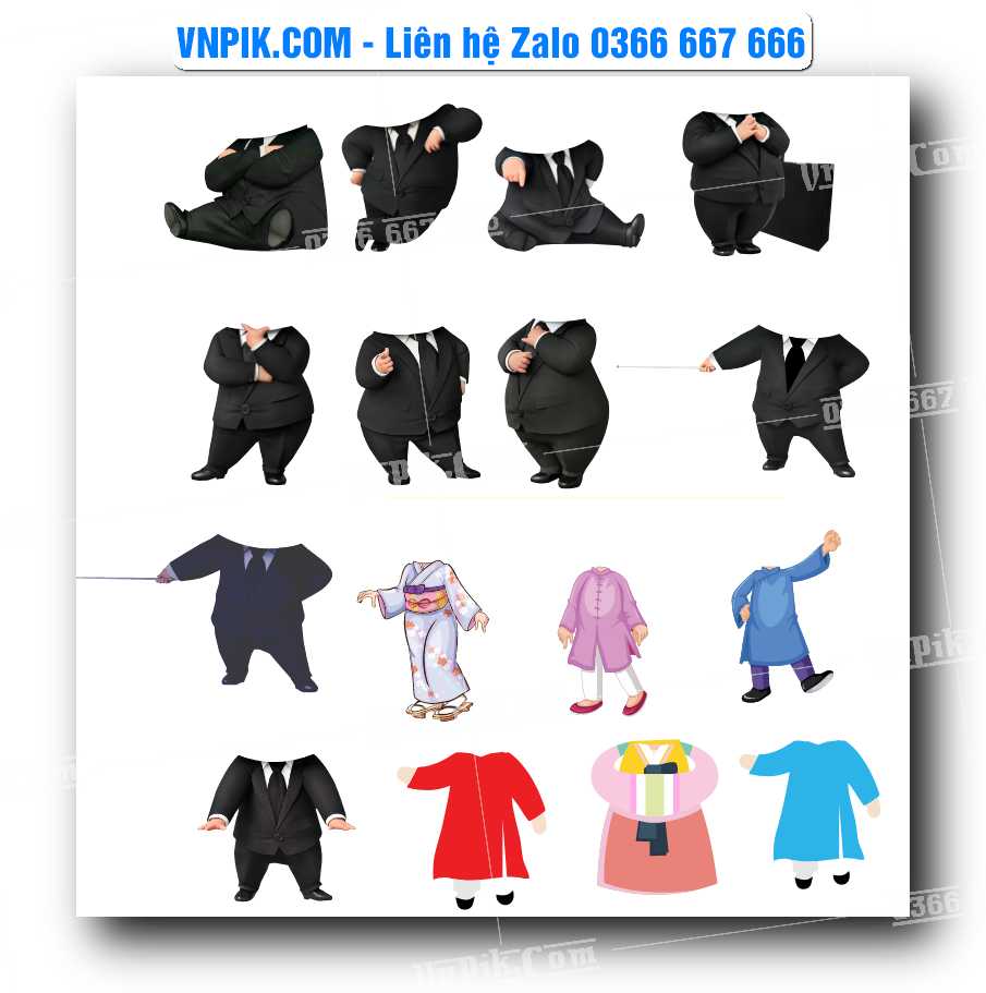 vector chibi trang trí sinh nhật 2025 file corel #14