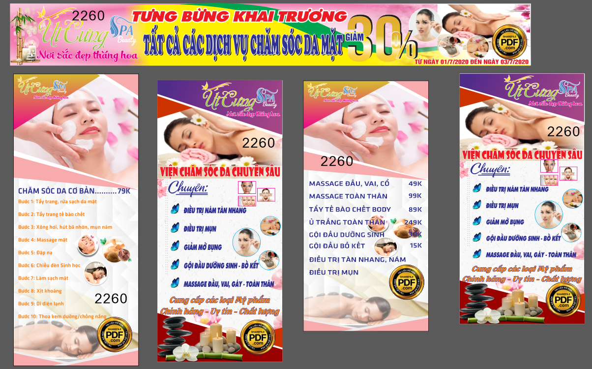 Market Út Cưng Spa – nơi sắc đẹp thăng hoa file CDR