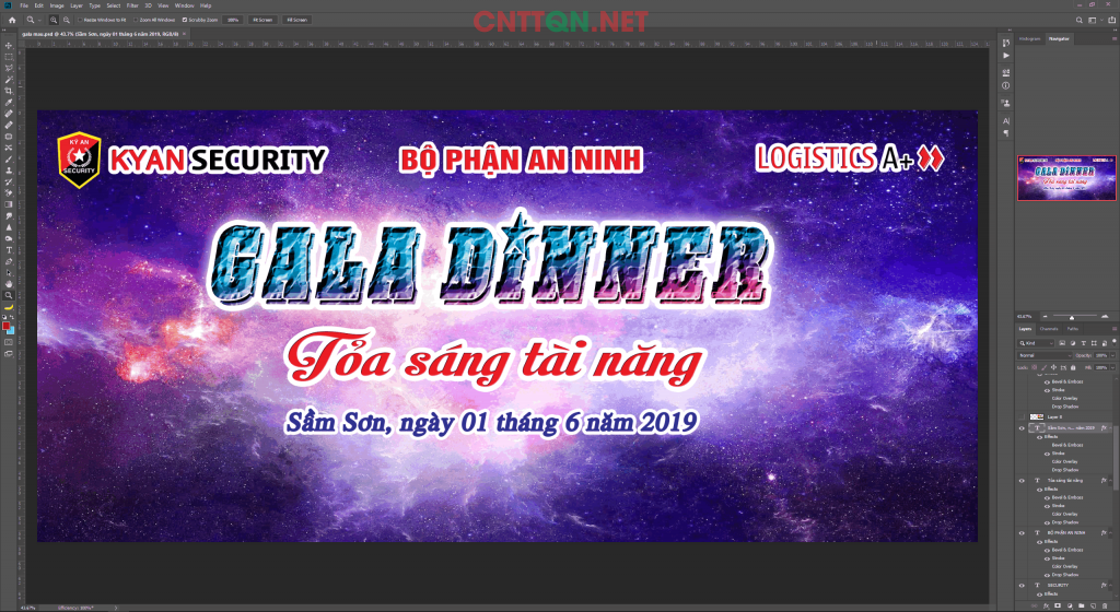 Market Gala Dinner – Tỏa sáng tài năng file Photoshop