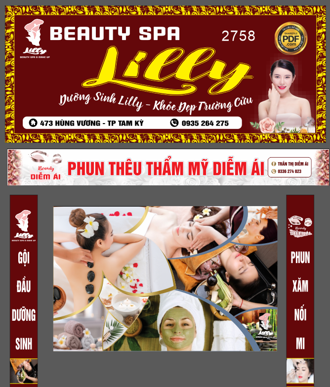 Market beauty spa Lilly Dưỡng sinh Lilly khỏe đẹp trường cửu