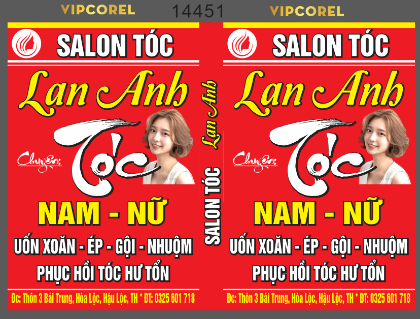 Biễn vẫy Salon Tóc Lan Anh – chuyên tóc nam nữ