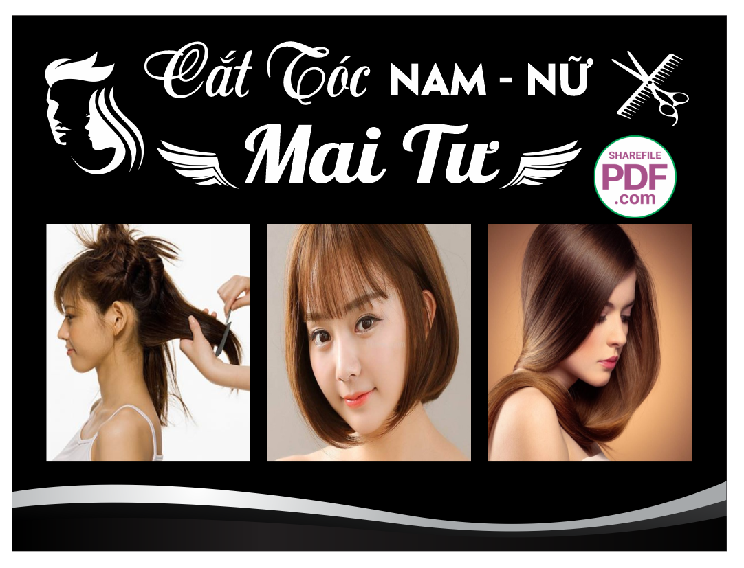 Biển cắt tóc nam nữ Mai Tư file PDF & CDR