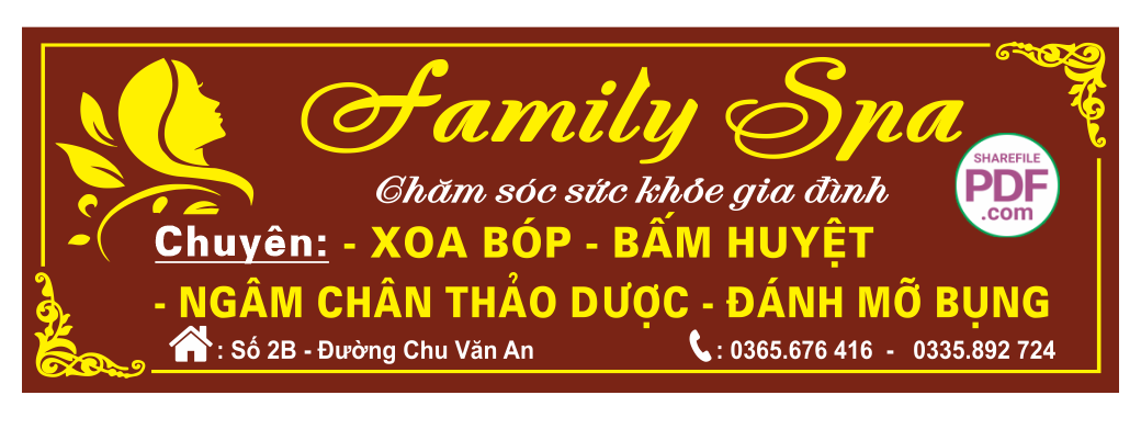 Biển Family Spa – chăm sóc sức khỏe gia đình file PDF & CDR