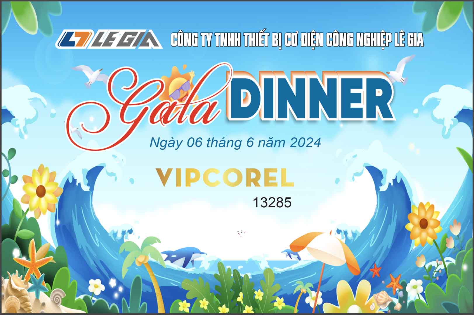 Market Gala dinner công ty thiết bị cơ điện công nghiệp