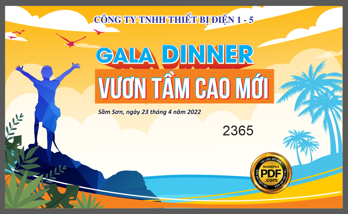 Market Gala dinner Vươn tầm cao mới file CorelDRAW x5