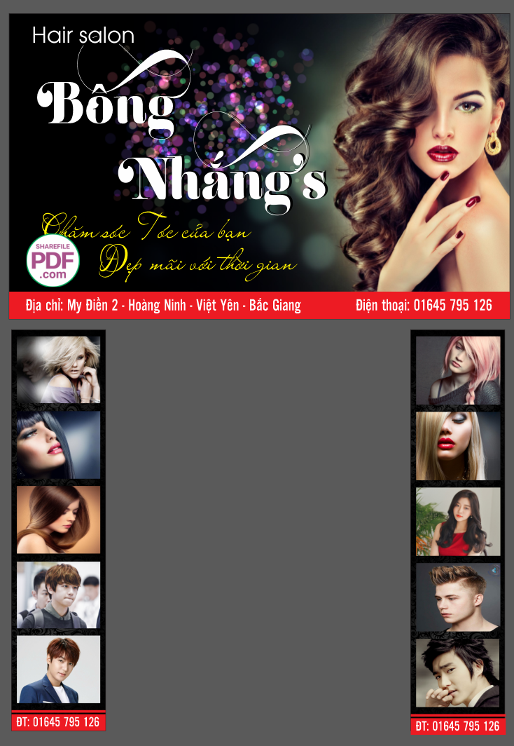 Biển chính Hair Salon Bông Nhắng’s file PDF & CDR