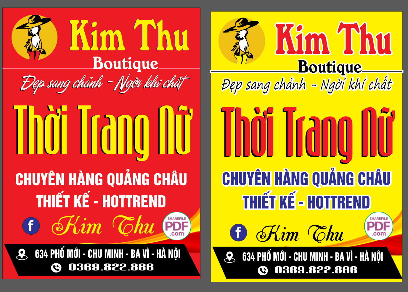 Biển Kim Thu – Boutique – thời trang nữ file PDF & CDR