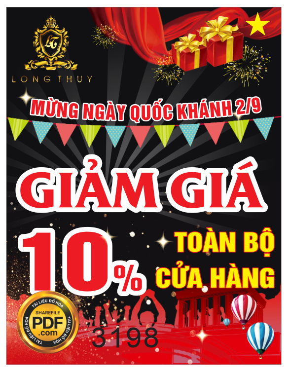 Market mừng ngày quốc khánh 2/9 giảm giá file Corel
