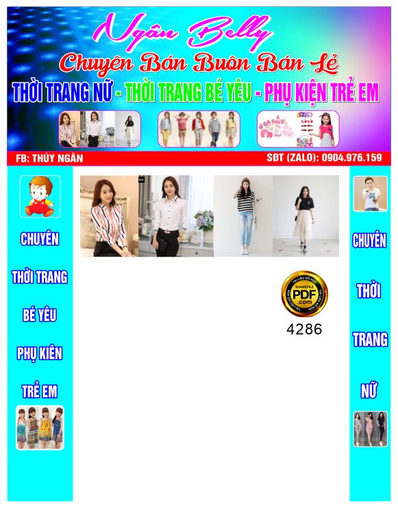 Market biển Ngân Belly – thời trang nữ file corel