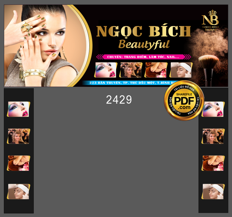 Market biển Ngọc Bích Beautyful Spa file CorelDRAW x5